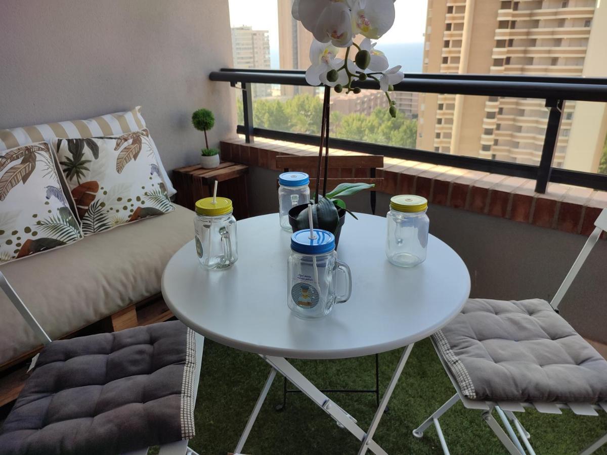 Junto Playa Levante Con Terraza Chill-Out-2 Wcs-A Estrenar Gemelos 23 Benidorm Luaran gambar