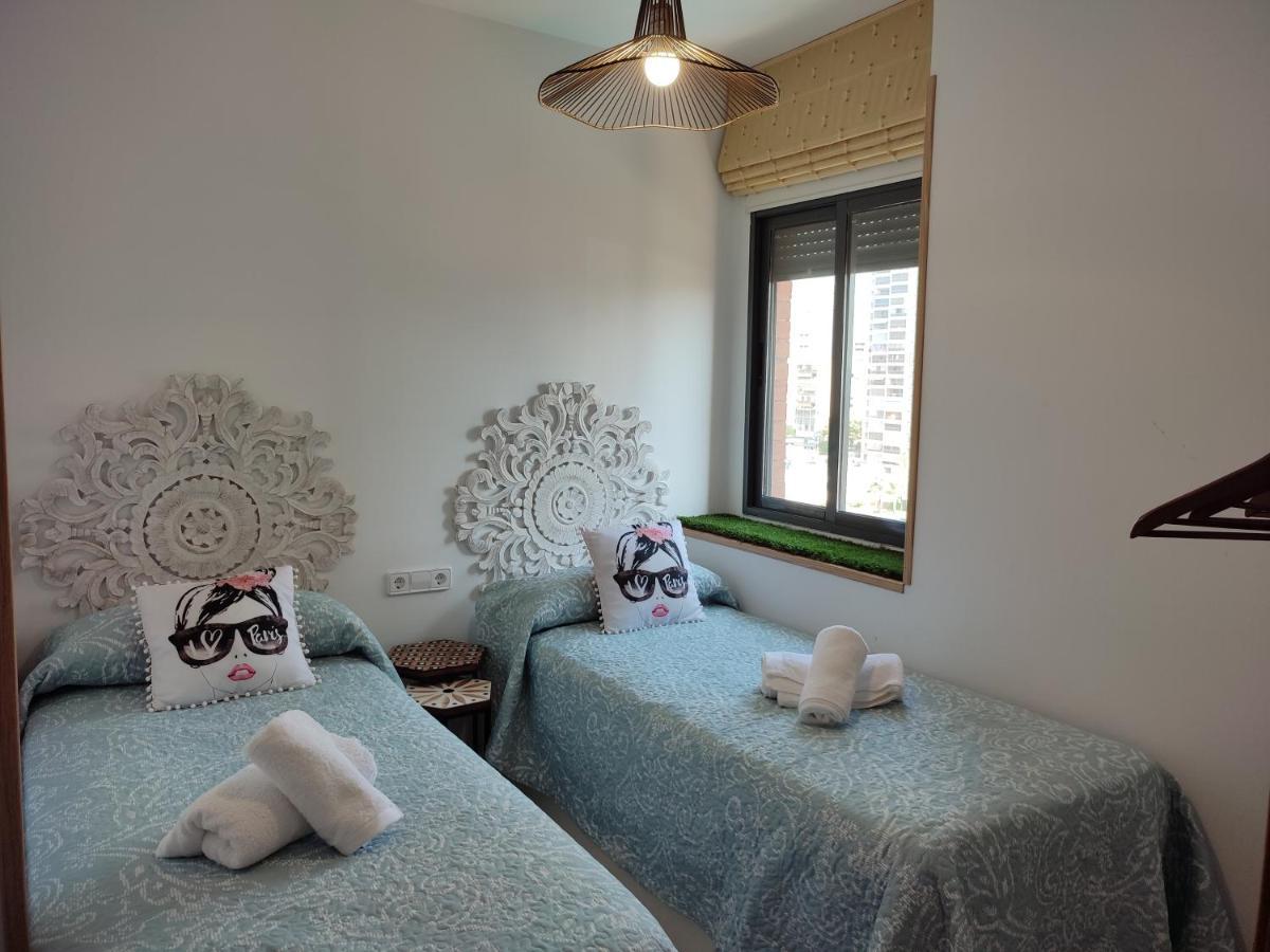 Junto Playa Levante Con Terraza Chill-Out-2 Wcs-A Estrenar Gemelos 23 Benidorm Luaran gambar